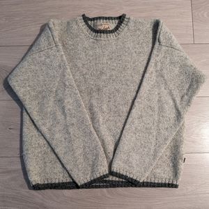 Woolrich crew neck pullover sweater - oat mix